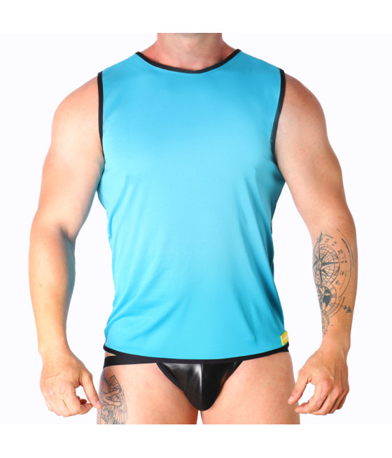 MACHO - BLUE T-SHIRT L/XL