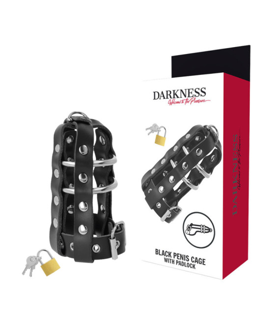 DARKNESS - LEATHER CHASTITY...